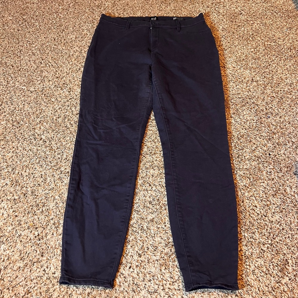 Gap Stretch Skinny Pants Dark Wash Casual‎ Everyday Size 14